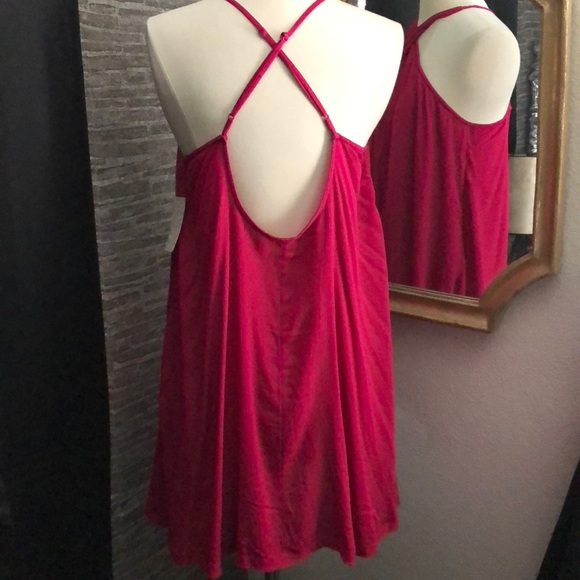 🎉HP🎉 FREE PEOPLE Star Crossed Fuchsia Pink Dress - Picture 7 of 8